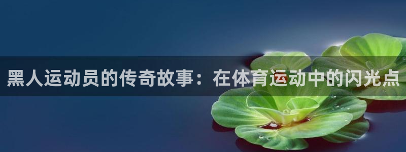 杏悦零能源集团：黑人运动员的传奇故事：在体育运动中的闪光点