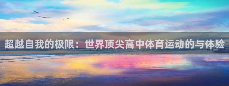 成都杏悦电子有限公司：超越自我的极限：世界顶尖高中体育运动的与体验